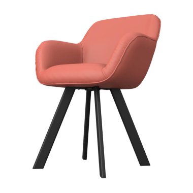 modern koltuk beyaz arkaplanda izole.