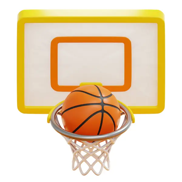 Beyazda izole edilmiş Ukrayna bayrağıyla basketbol topu