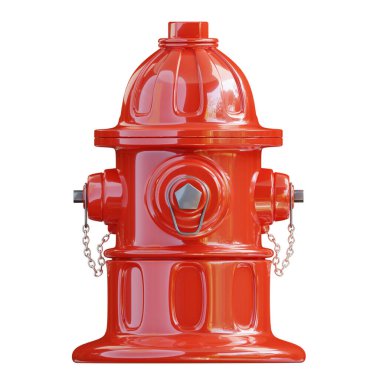 Beyaz arka plan üzerinde izole hidrant