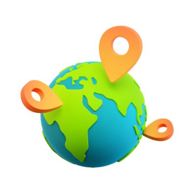 Toprak küresinin 3 boyutlu lobutu