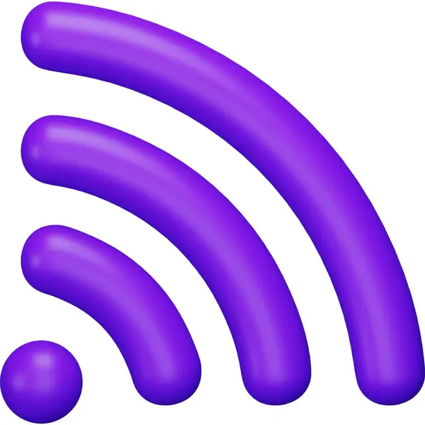 Wifi simgesi, vektör illüstrasyonu