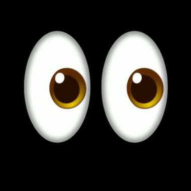 Çizgi film gözleri.