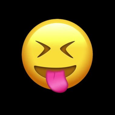 İzometrik vektörde emoji yüz simgesi