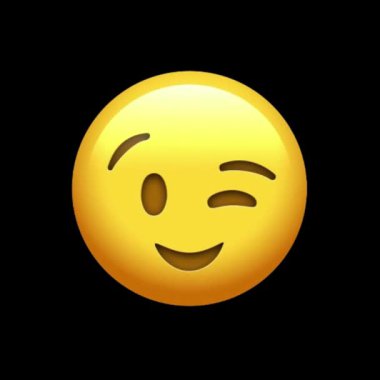 Gülümseyen ifade. Duygu simgesi. emoji. Duygu simgesi. vektör illüstrasyonu.