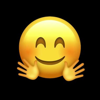 Gülümseme emoji simgesi, duygu simgesi çizimi