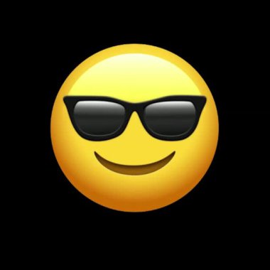 Güneş gözlüğü simgesinin vektör illüstrasyonu