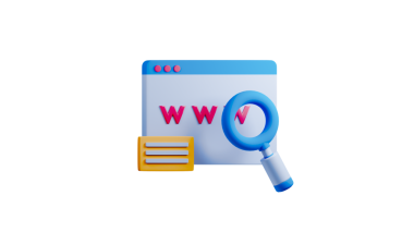 Web sayfasının 3 boyutlu resimli karikatür çizimi