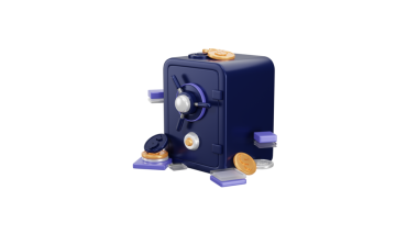 Beyaz arkaplanı olan bir elektrik bankasının 3 boyutlu görüntüsü