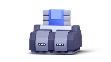 Beyaz arkaplanda izole edilmiş robot