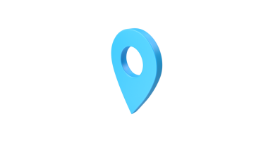 Beyaz arkaplanda 3 boyutlu mavi 8 numaralı resim izole edildi