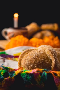 Ölülerin ekmeğinin Meksika 'daki şenliklerde çekilmiş fotoğrafları.