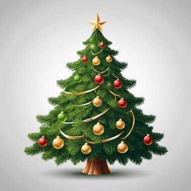 Sonsuz Yeşil Zarafet Noel Ağacı Simgesi