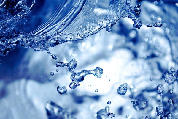 Gracia Líquida Cautivadora Belleza Del Agua Salpicando — Foto de Stock