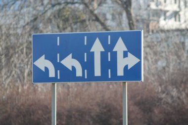 Polonya 'da otoyol işaretçi istikameti