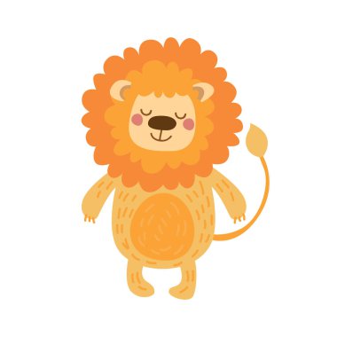 Sevimli Hayvan çizgi filmi Tiger maskot karakteri.