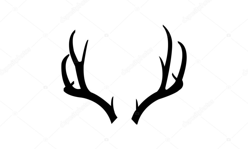 Reindeer Antlers  Nature-Inspired Silhouette Art