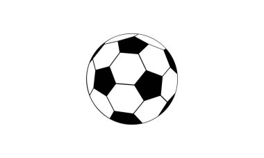 Dinamik futbol ve futbol topu silueti