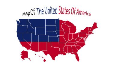 United States Map, All 50 States Outline USA Map, usa map outline, america map design, commercial Digital Instant Download for Cricut or Silhouette clipart