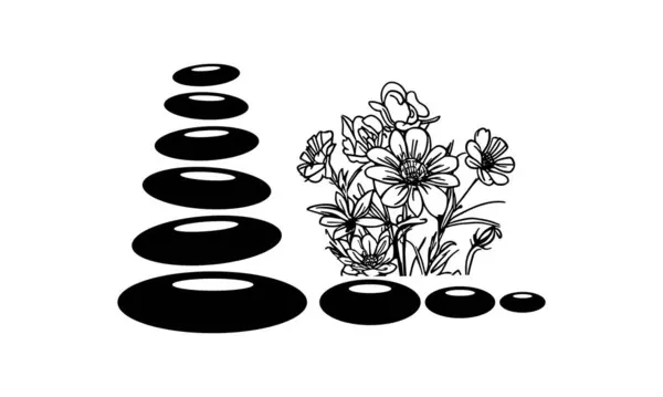 Tranquil Zen Taşları ve Çiçekler Serin Sanat YazıcıComment