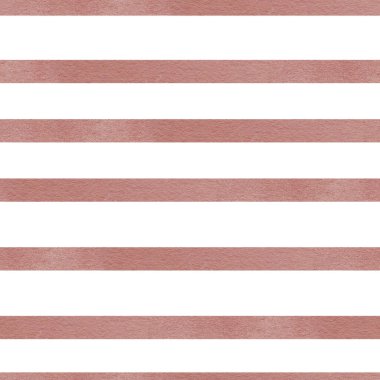 Kırmızı çizgili kusursuz desen. Çizgili arka plan. Deniz motifi. Suluboya lekeler ve lekeler. Pembe çizgiler. Arkaplandan izole edilmiş suluboya çizimi. El çizimi. Yüksek kalite 