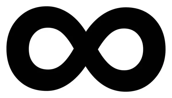 Sonsuzluk simgesi. Sonsuzluk sembolü. Vektör, modern, hareket, iş, logo, gelecek, mobius, sekiz, kurdele, tarz, şablon, ağ, siyah, logotype, strip, image, space, amblem, ok, nesne, teknoloji.