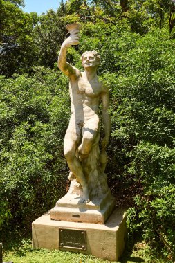 Buenos Aires, Arjantin - 27 Kasım 2024 Taş heykel 