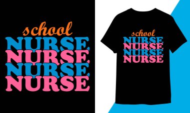 Okul hemşiresi tişörtü tasarımı