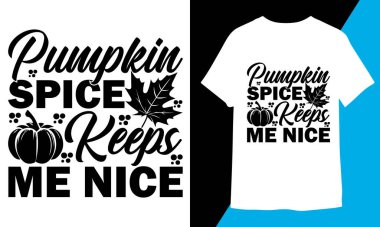 Balkabağı Baharatı Güzel Tişört Tasarımı