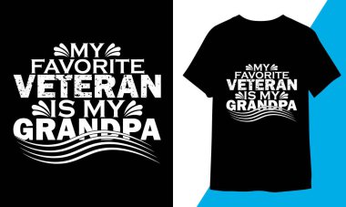 En sevdiğim gazi dedem, Gaziler Günü Tişört Tasarımı.