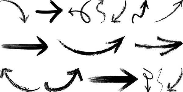 Векторная конструкция набора стрелок