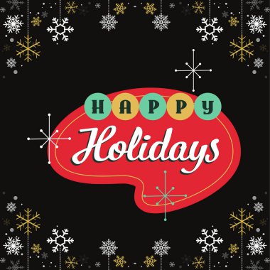 Mutlu Bayram vektör şablonu tasarımı