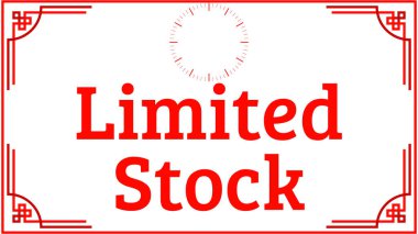 Sınırlı Stok vektör pankartı tasarımı