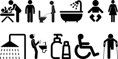 Sanitr Sembol vektör kümesi koleksiyonu