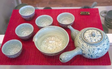 Kore 'deki Goryeo Celadon Festivali' nde çeşitli celadon sergileri görüldü.