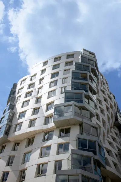 Frank Gehry Battersea Elektrik Santrali 'nin yanındaki ünlü mimar binası.