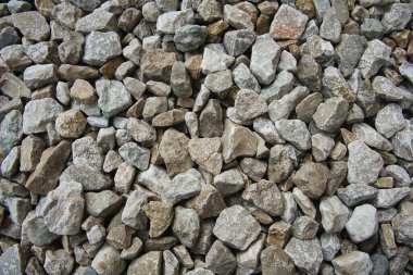 Kaba Doğal Taşlar ve Çakıl Arkaplanı Yığını