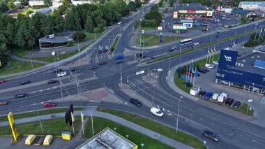 Yoğun Tallinn Kavşağı 'nın Aşırı Hızı - Tondi Caddesi & Tammsaare Yolu, Estonya
