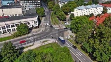 Kopli, Erika ve Ristiku Caddesi Yaz Kavşağı 'nın İnsansız Hava Aracı - Tallinn, Estonya