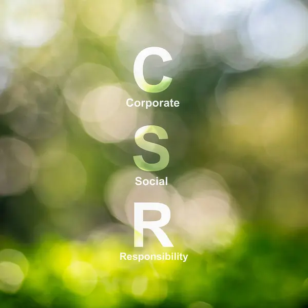 CSR (sosyal sorumluluğu eşgüdümlü) Dünya Çevre Günü. sürdürülebilirlik ve paket kirliliği. Ekolojik atık yönetimi ve sürdürülebilir.
