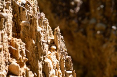 Pha Chor Mae Wang Ulusal Parkı 'nın harikulade manzarası toprak levhaların yükselmesi ve aynı zamanda rüzgar ve yağmurun erozyonundan kaynaklanan doğal bir olaydır (Resimlerde gürültü ve film tahılları var)