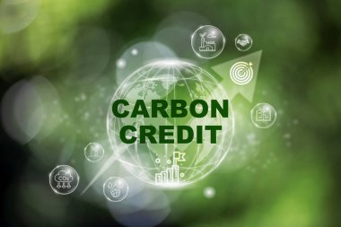 karbon kredi ESG kavramları ekolojik olarak dost bir çevre ve sürdürülebilir bir çevre yaşam tarzı