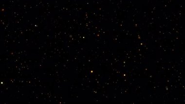 Yılbaşı, düğün ya da diğer kutlamalar için parıldayan ve ışıldayan altın parçacıkları animasyonu, kavramları, fikirleri, 4k, alfa kanalı ile şeffaf bir arkaplan