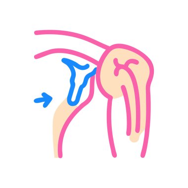 Unique Acromion Anatomy Icon clipart