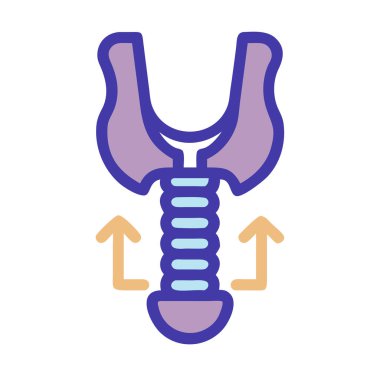 Xiphoid Süreç Anatomi Simgesi Tasarımı