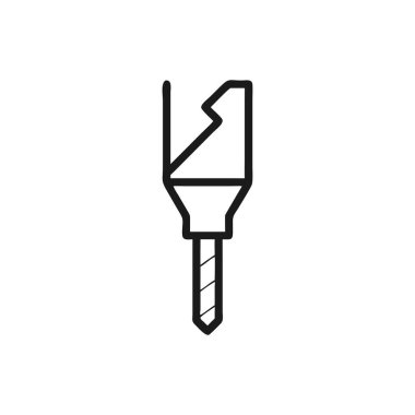 Detailed Countersink Bit Tool Icon clipart