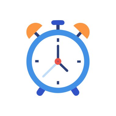 Classic Analog Alarm Clock Icon