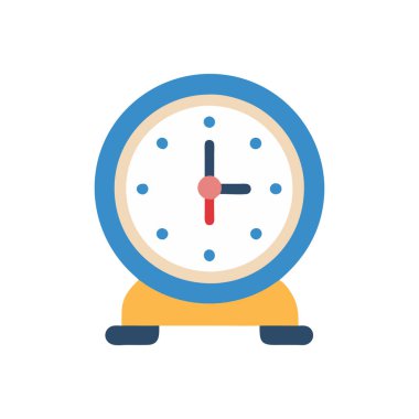 Creative Compact Table Clock Design Icon