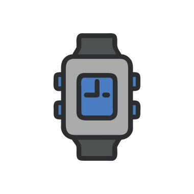 Stylish Rugged Smartwatch Graphic clipart