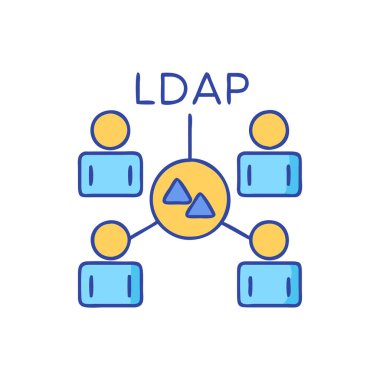 Comprehensive LDAP Icon for Networking clipart