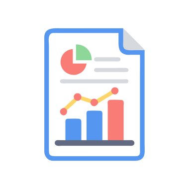 Icon for Research Reports and Findings clipart